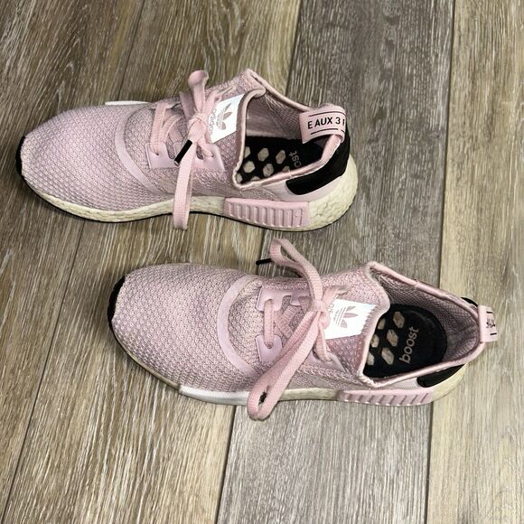 Adidas NMD R1 Boost Women's US Size 8 Clear Pink Running Sneaker Shoes B37648 - Picture 6 of 12